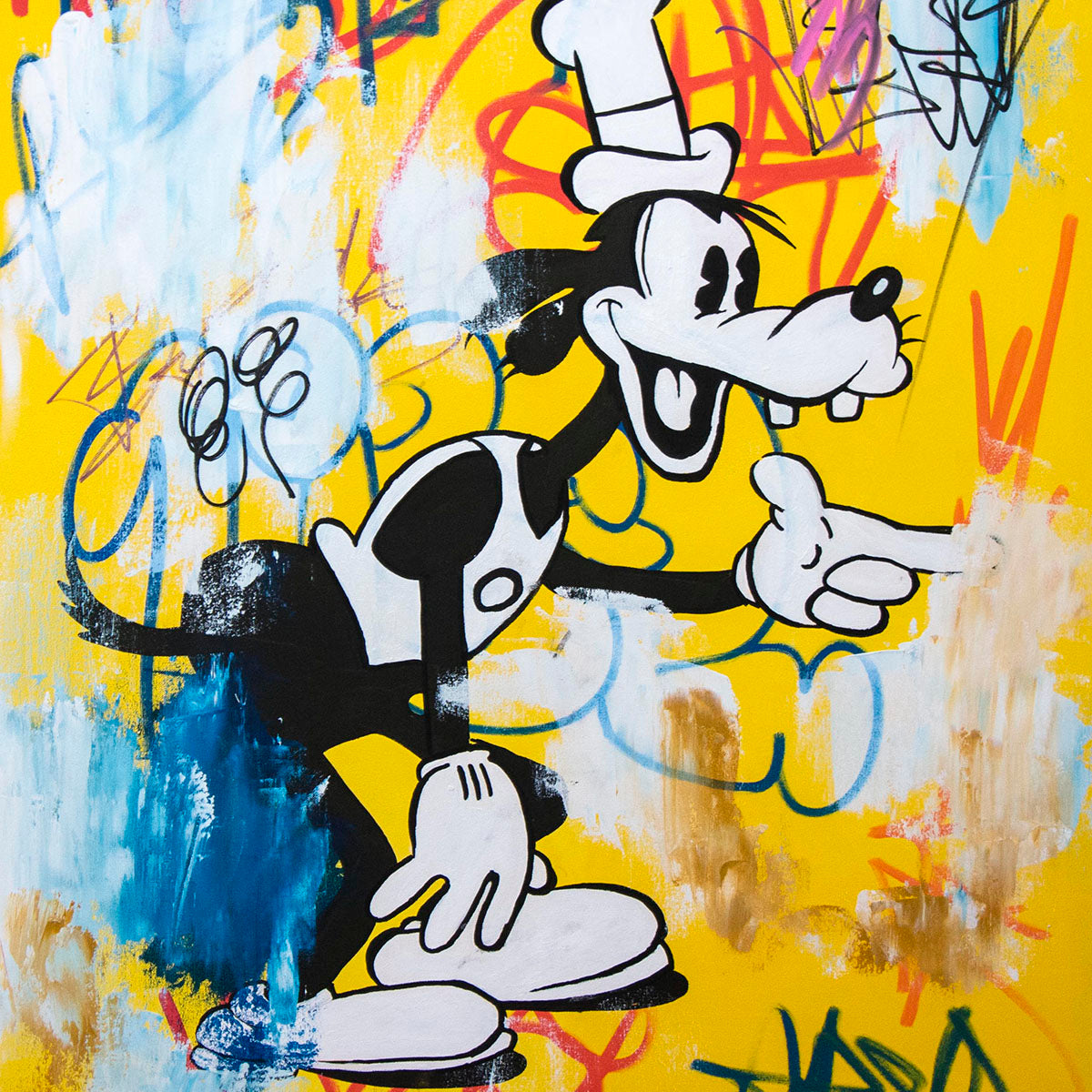 Painting of Goofy 1932 - 90x70cm - Pop Art - WorldWide Shipping