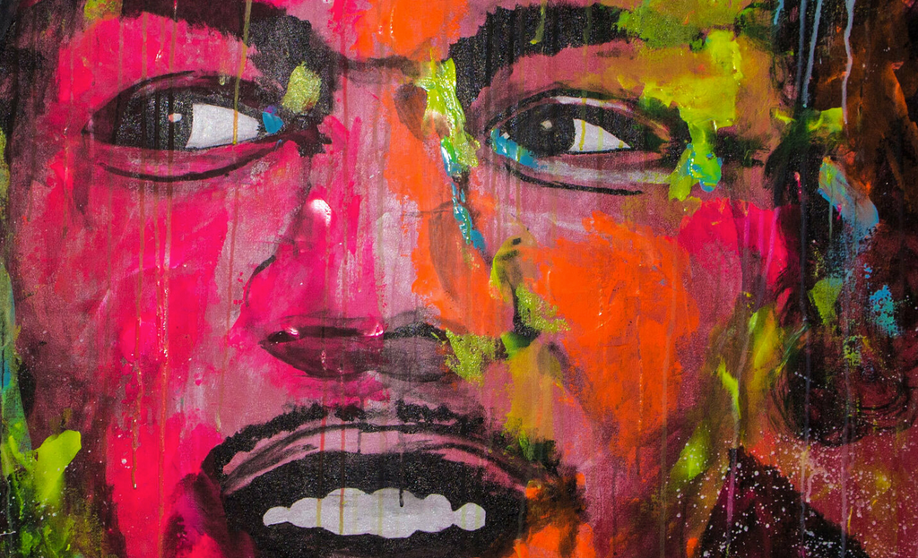 Jimi Hendrix Pop Art Portrait