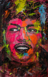 Jimi Hendrix Pop Art Portrait