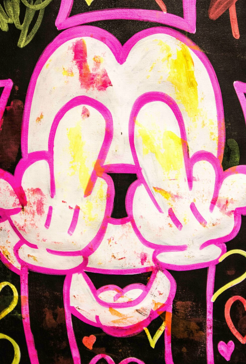 Neon Hearts Mickey Mouse F.U. Series