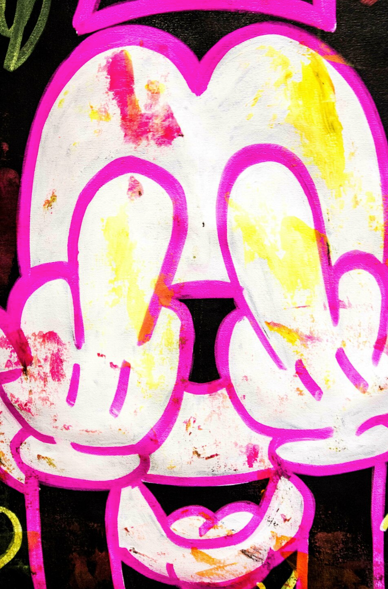 Neon Hearts Mickey Mouse F.U. Series