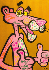 Believe ft. Pink Panther pose #2 Golden Series