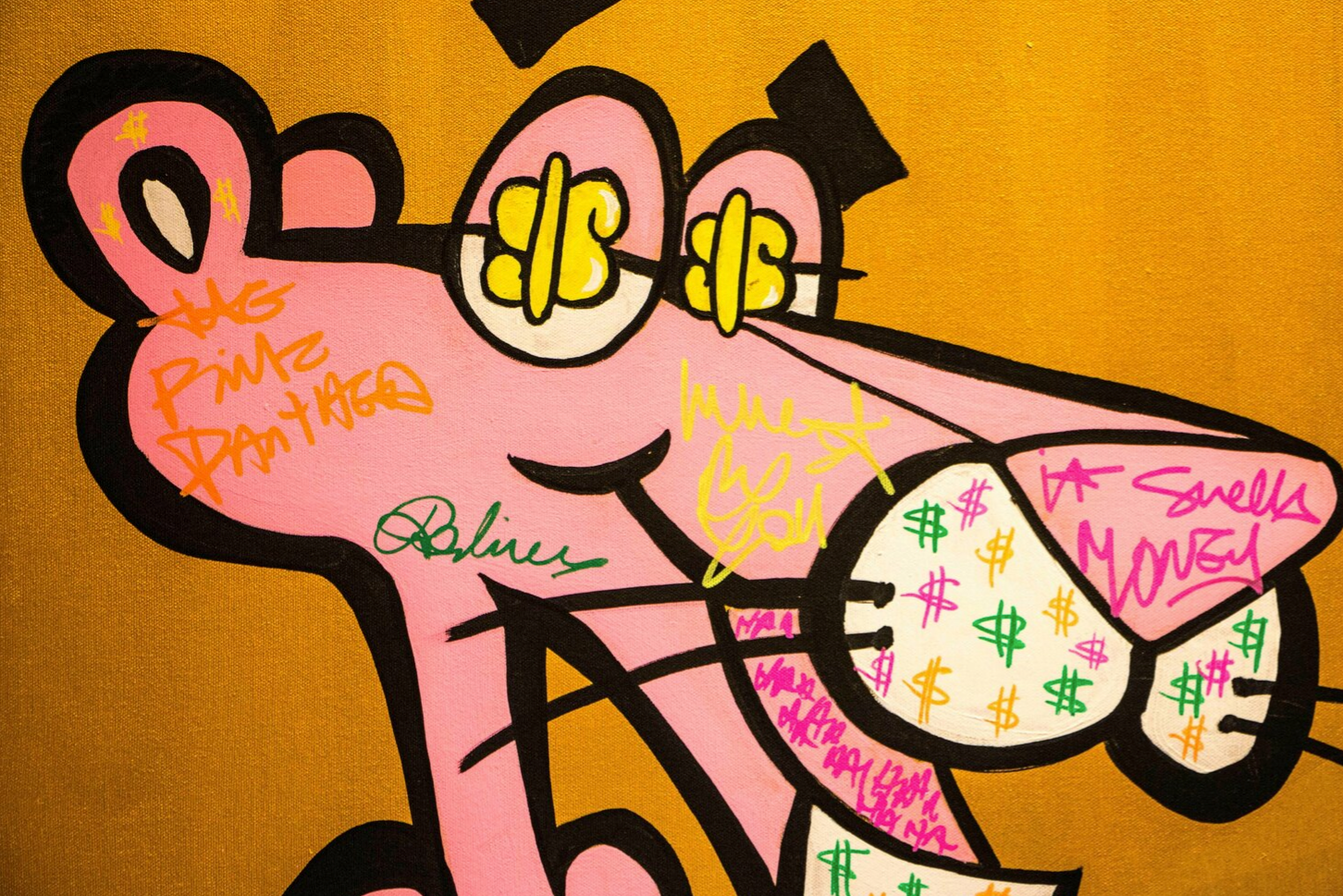 Believe ft. Pink Panther pose #2 Golden Series