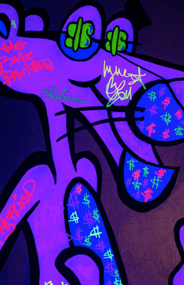 Believe ft. Pink Panther pose #2 Golden Series