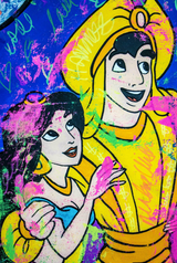 Celebrating A whole new world ft. Aladdin and Jasmine