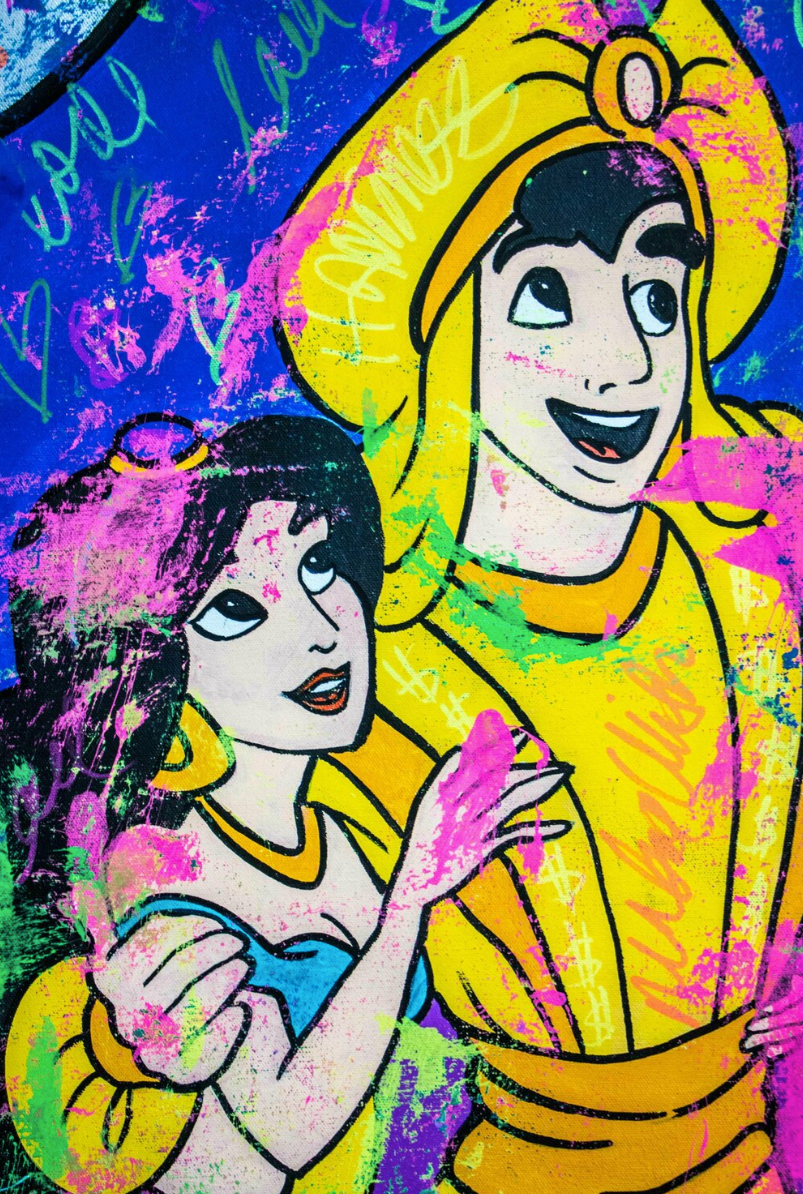 Celebrating A whole new world ft. Aladdin and Jasmine