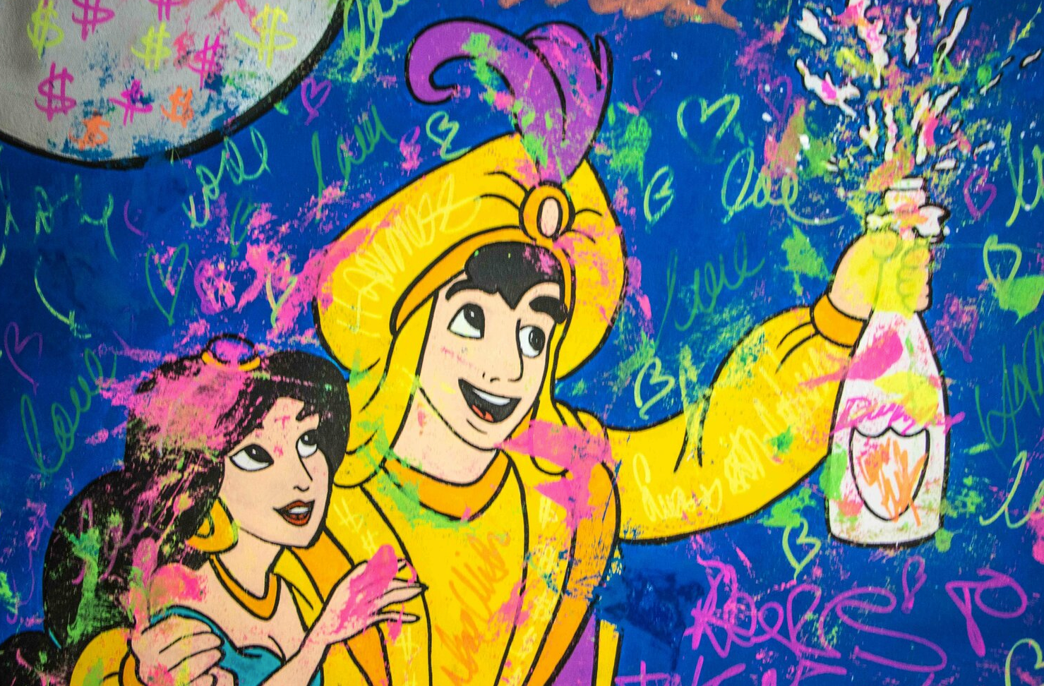 Celebrating A whole new world ft. Aladdin and Jasmine