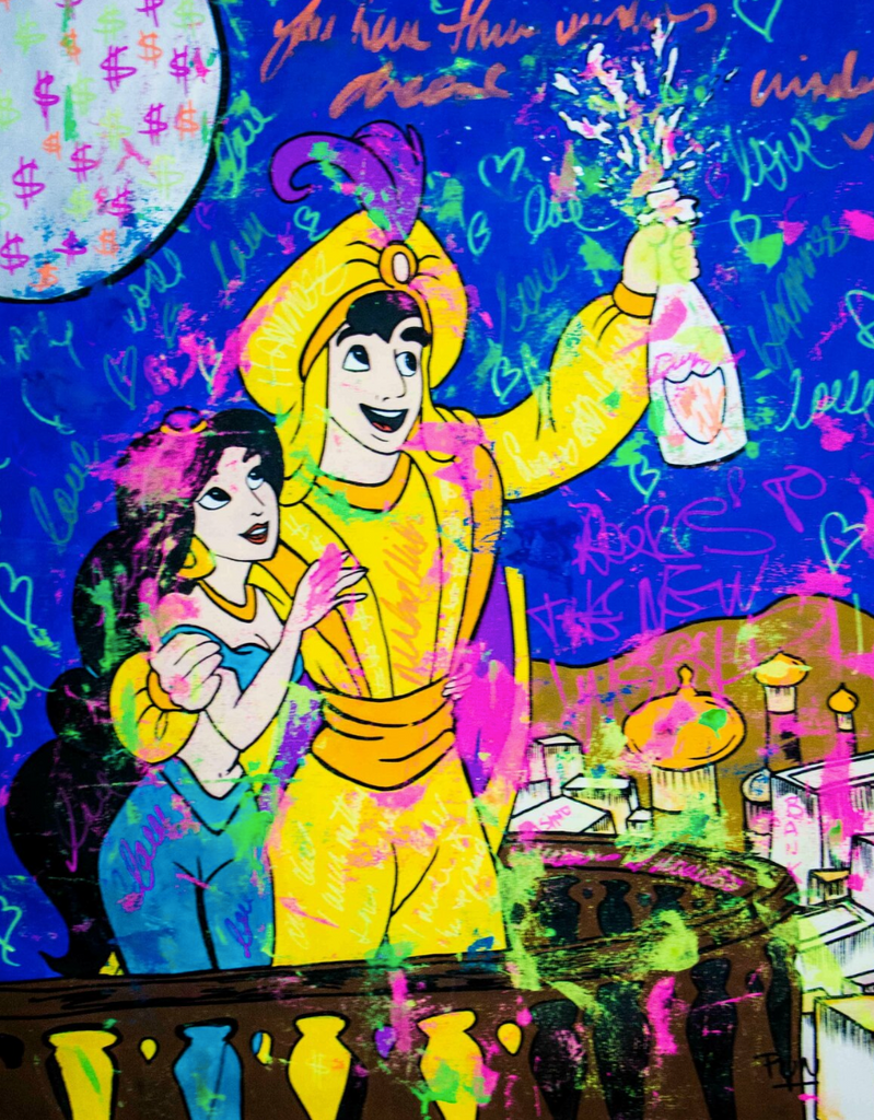 Celebrating A whole new world ft. Aladdin and Jasmine