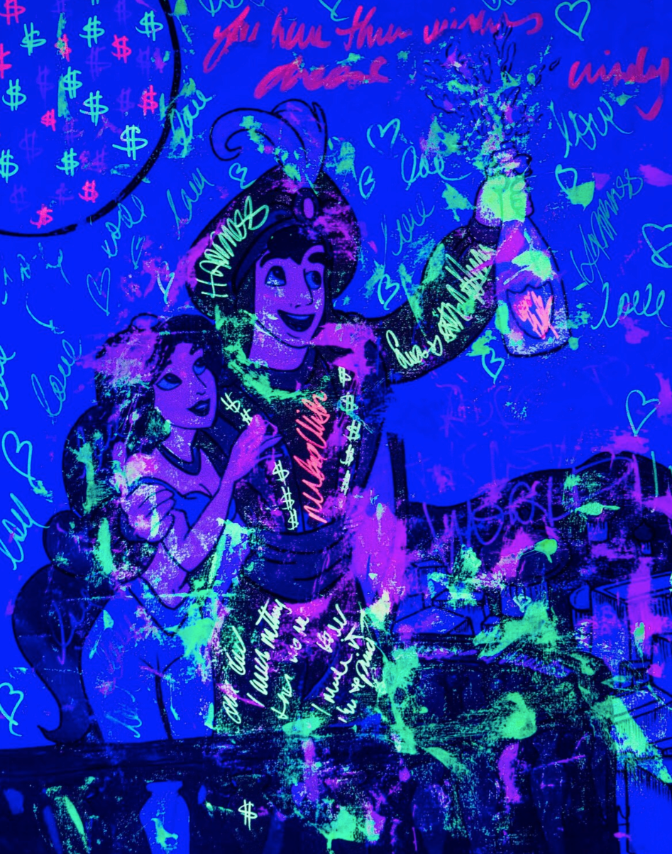 Celebrating A whole new world ft. Aladdin and Jasmine