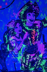 Celebrating A whole new world ft. Aladdin and Jasmine