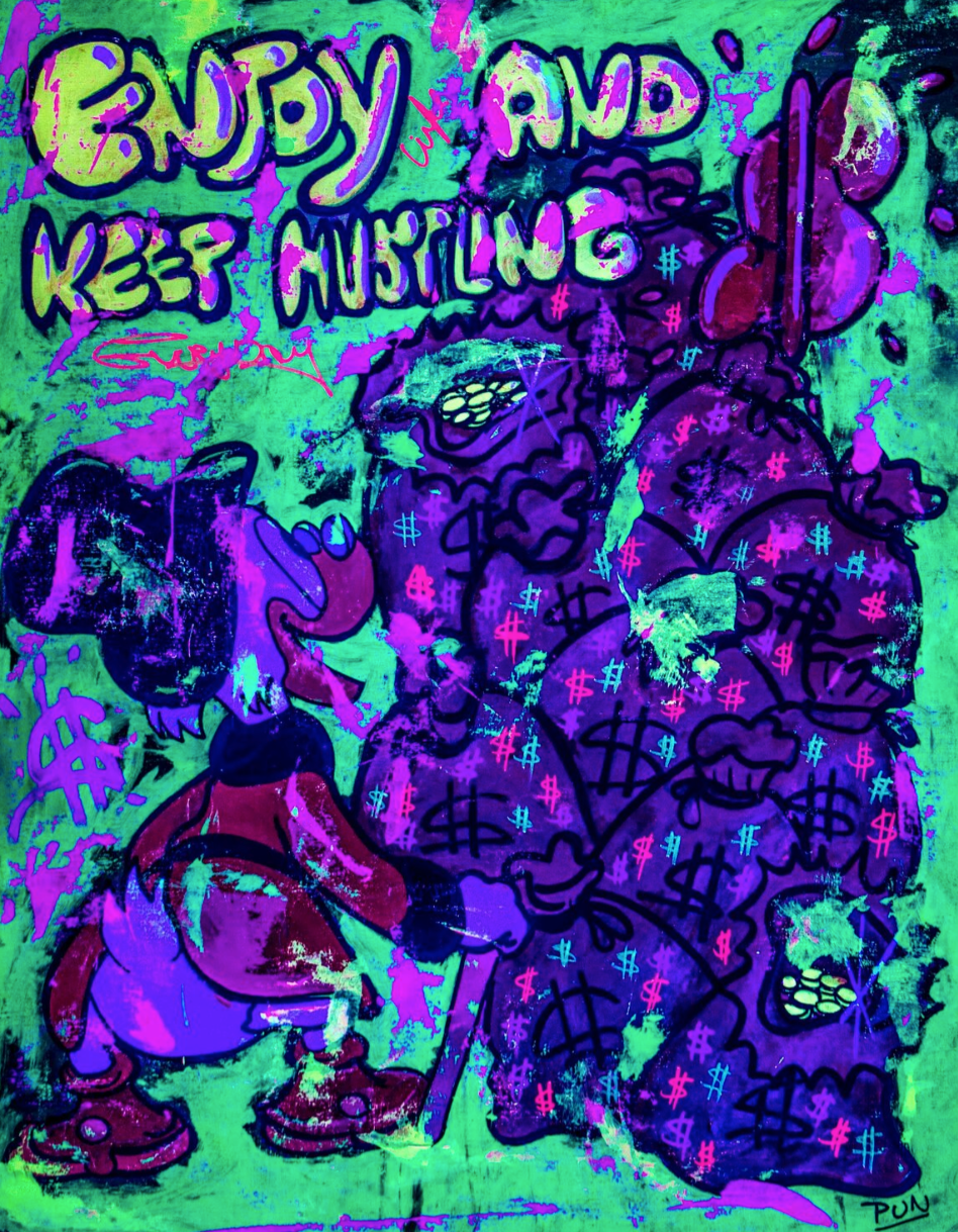 Enjoy and keep hustling ft. Scrooge Mc Duck