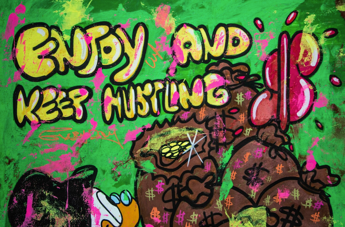 Enjoy and keep hustling ft. Scrooge Mc Duck