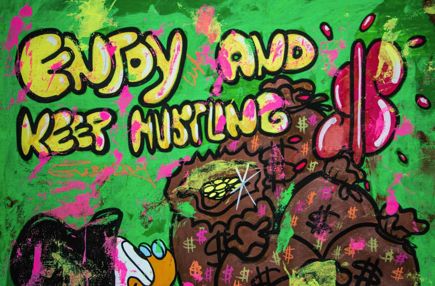 Enjoy and keep hustling ft. Scrooge Mc Duck