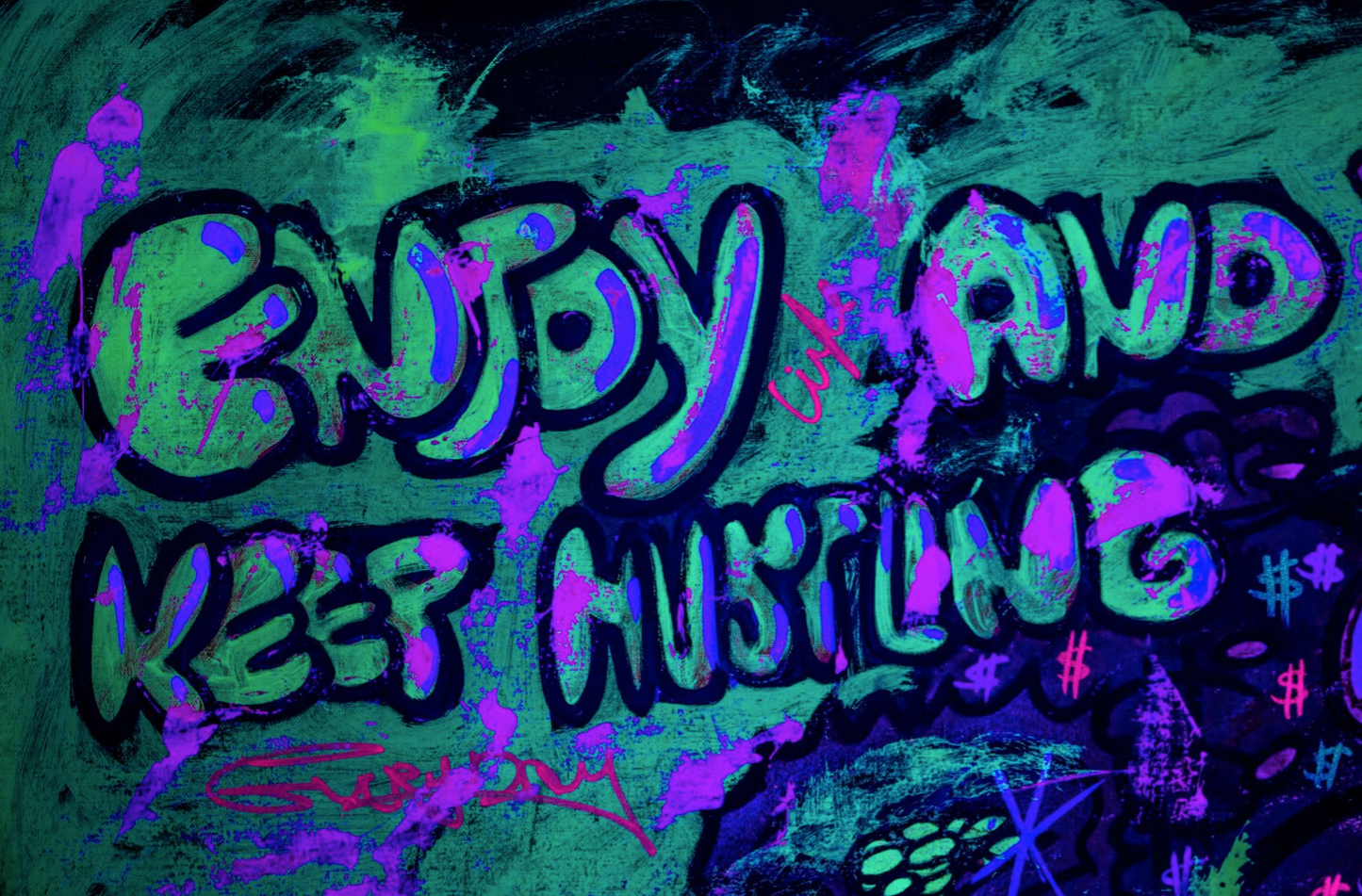 Enjoy and keep hustling ft. Scrooge Mc Duck