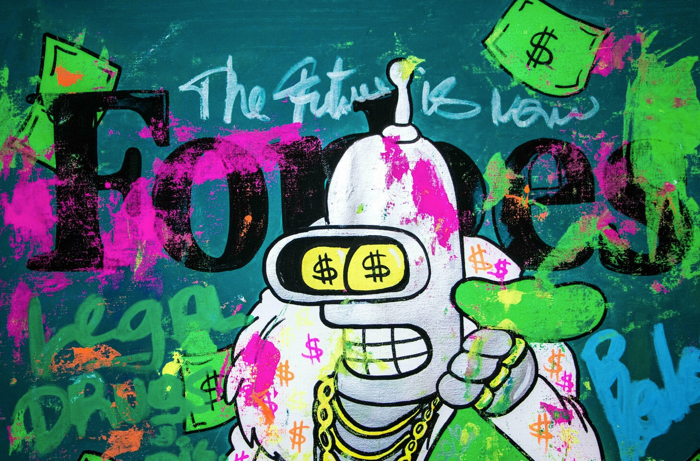 Forbes Magazine cover Bender - Legal Drugs Distributor