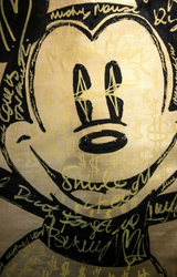 Gold Dollar Happy Mickey Mouse