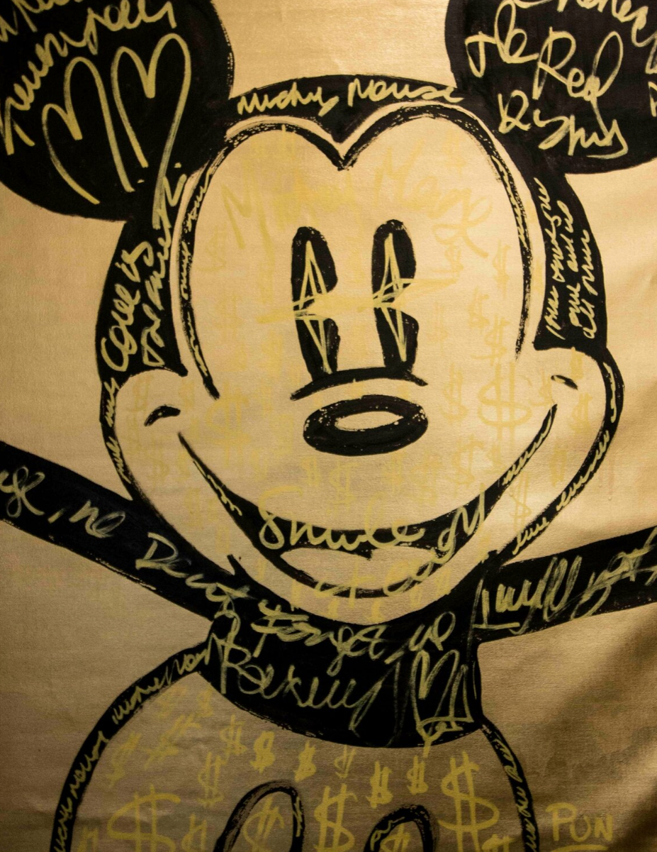 Gold Dollar Happy Mickey Mouse