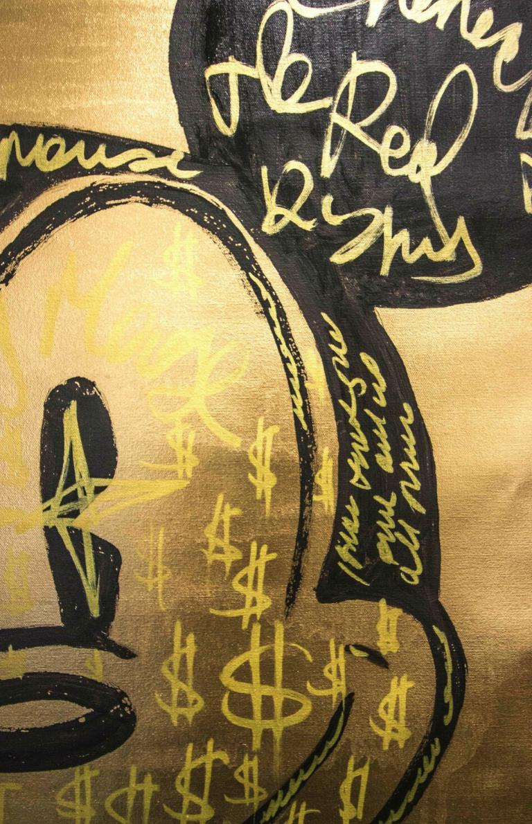 Gold Dollar Happy Mickey Mouse