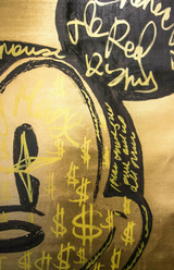 Gold Dollar Happy Mickey Mouse