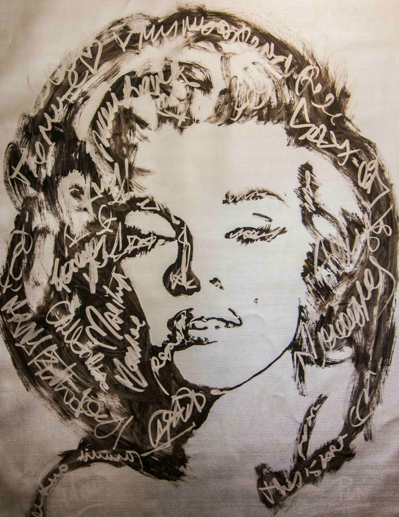Marilyn Monroe Portrait Silver Series