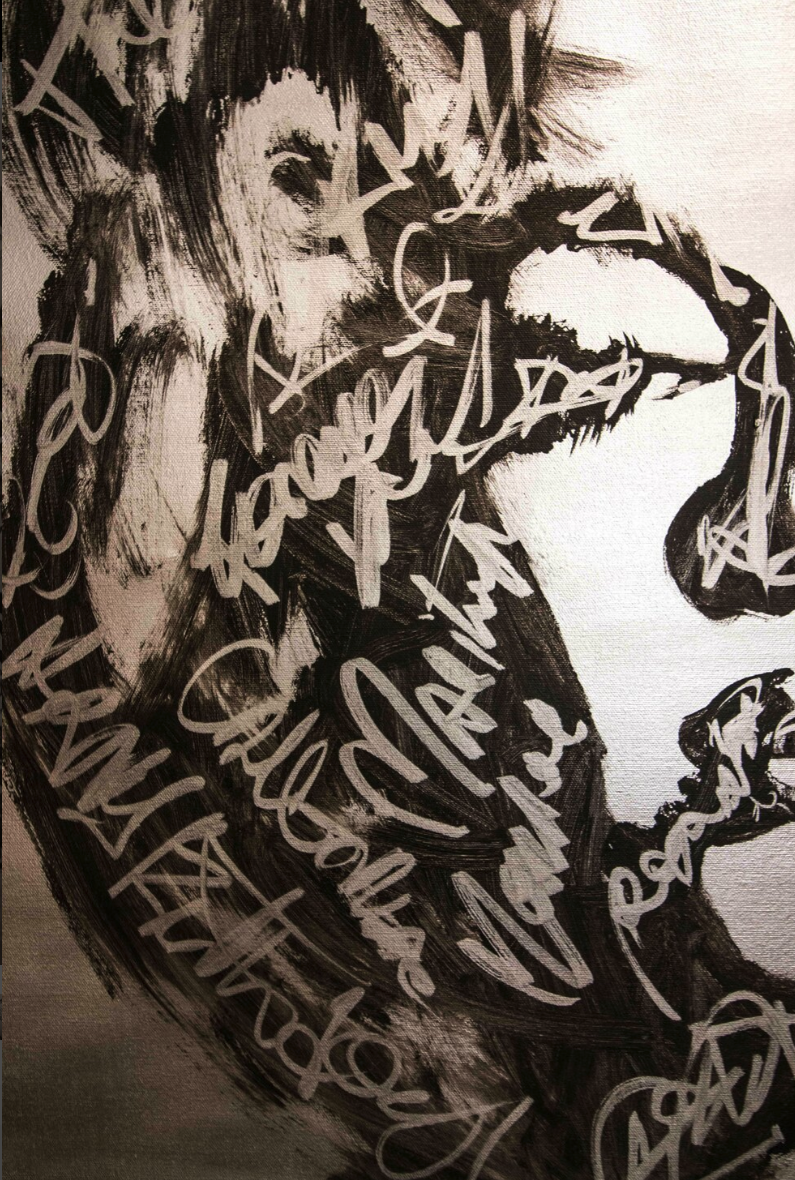 Marilyn Monroe Portrait Silver Series