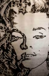 Marilyn Monroe Portrait Silver Series