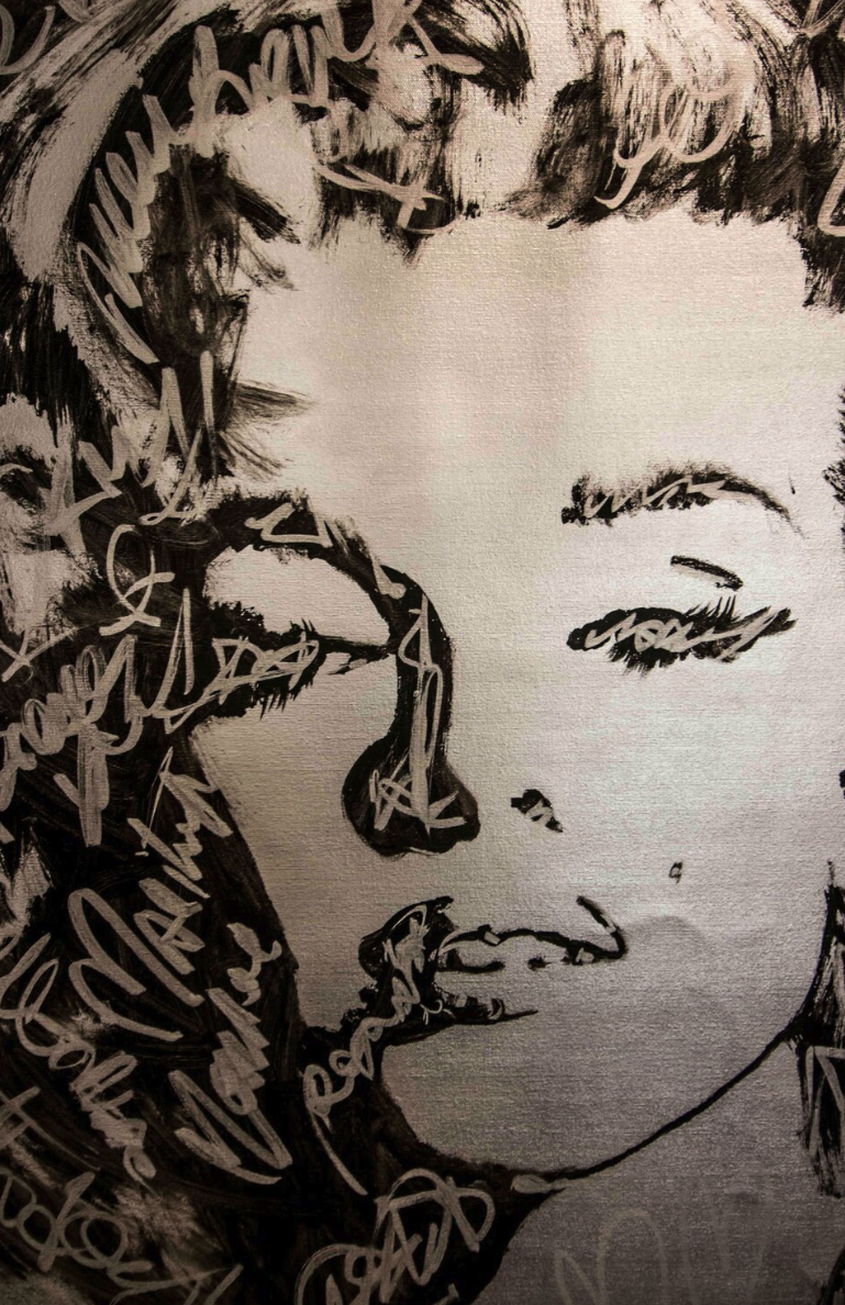 Marilyn Monroe Portrait Silver Series