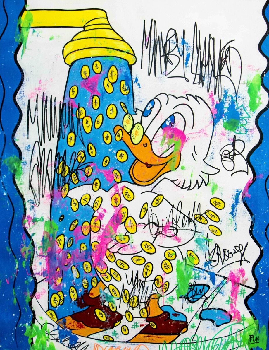 Morning money shower ft Scrooge mc duck