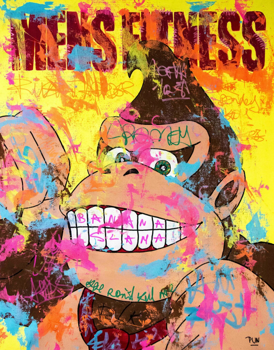 Push Harder ft Donkey Kong Mens Fitness Magazine