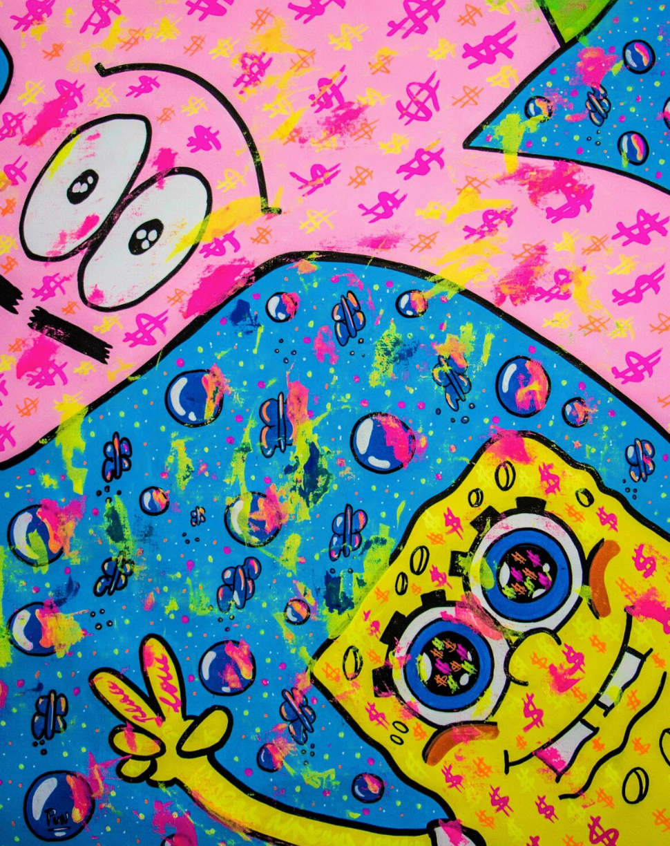 Say Hi to the cam! ft. Bob Sponge and Patrick Star