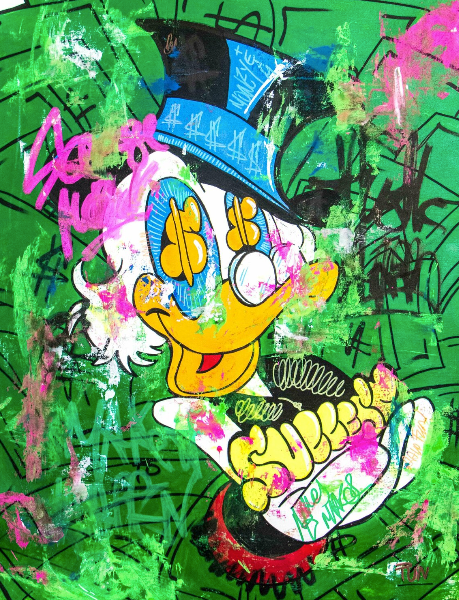 Scrooge Mc Duck Money Background