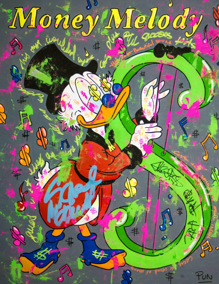 The Beautiful Melody of Money played by Scrooge Mc Duck