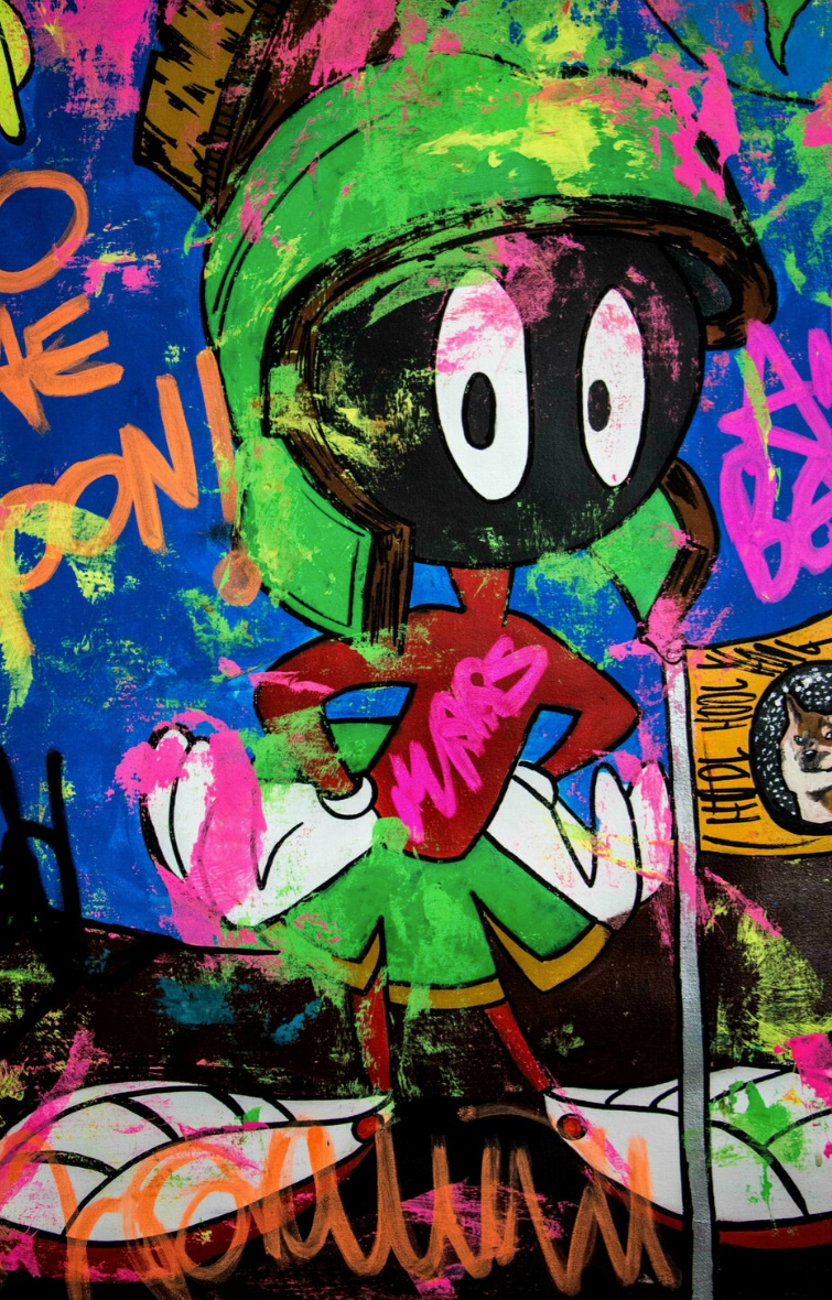 To the Moon with Marvin the Martian