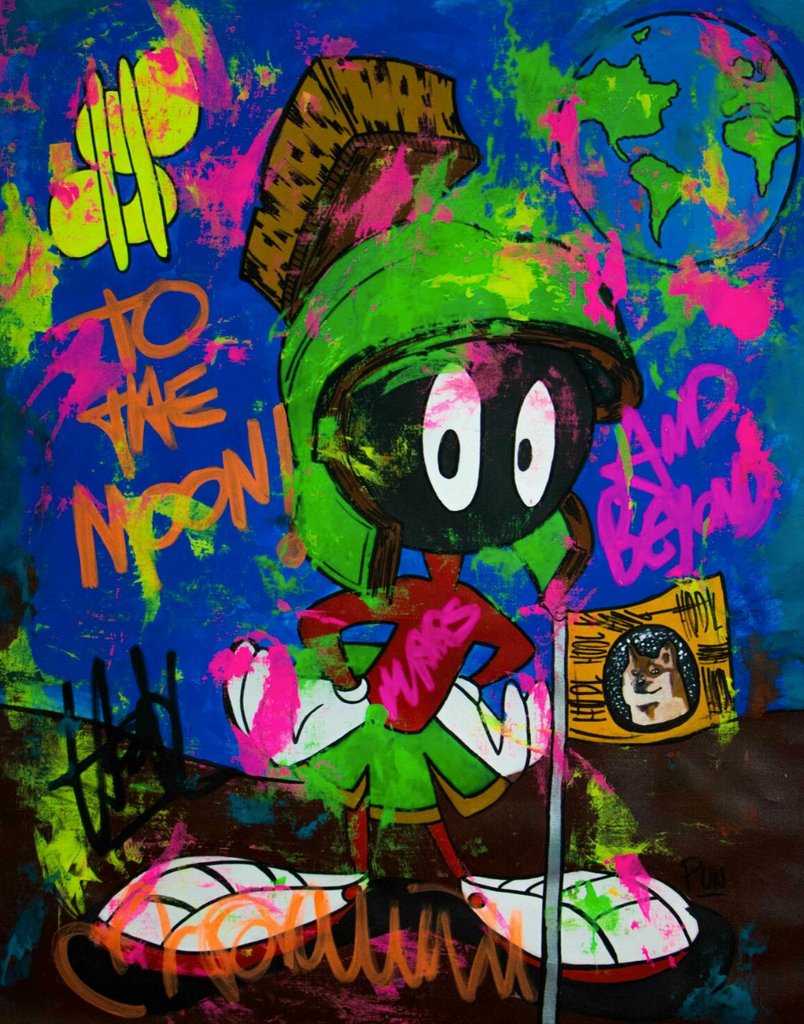 To the Moon with Marvin the Martian