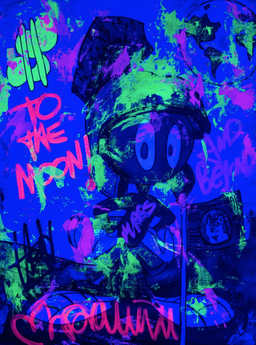 To the Moon with Marvin the Martian