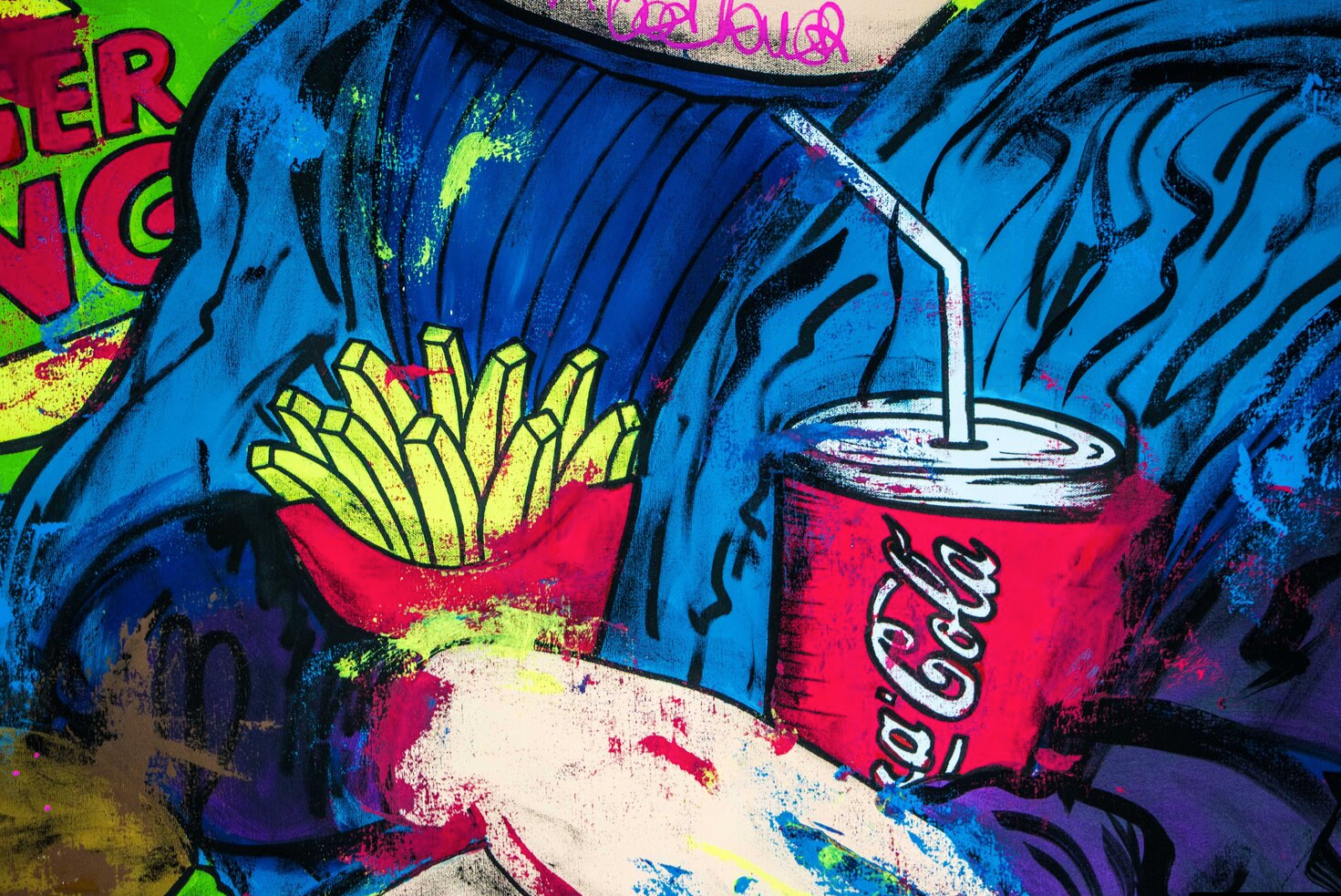 Mona Lisa love hamburgers