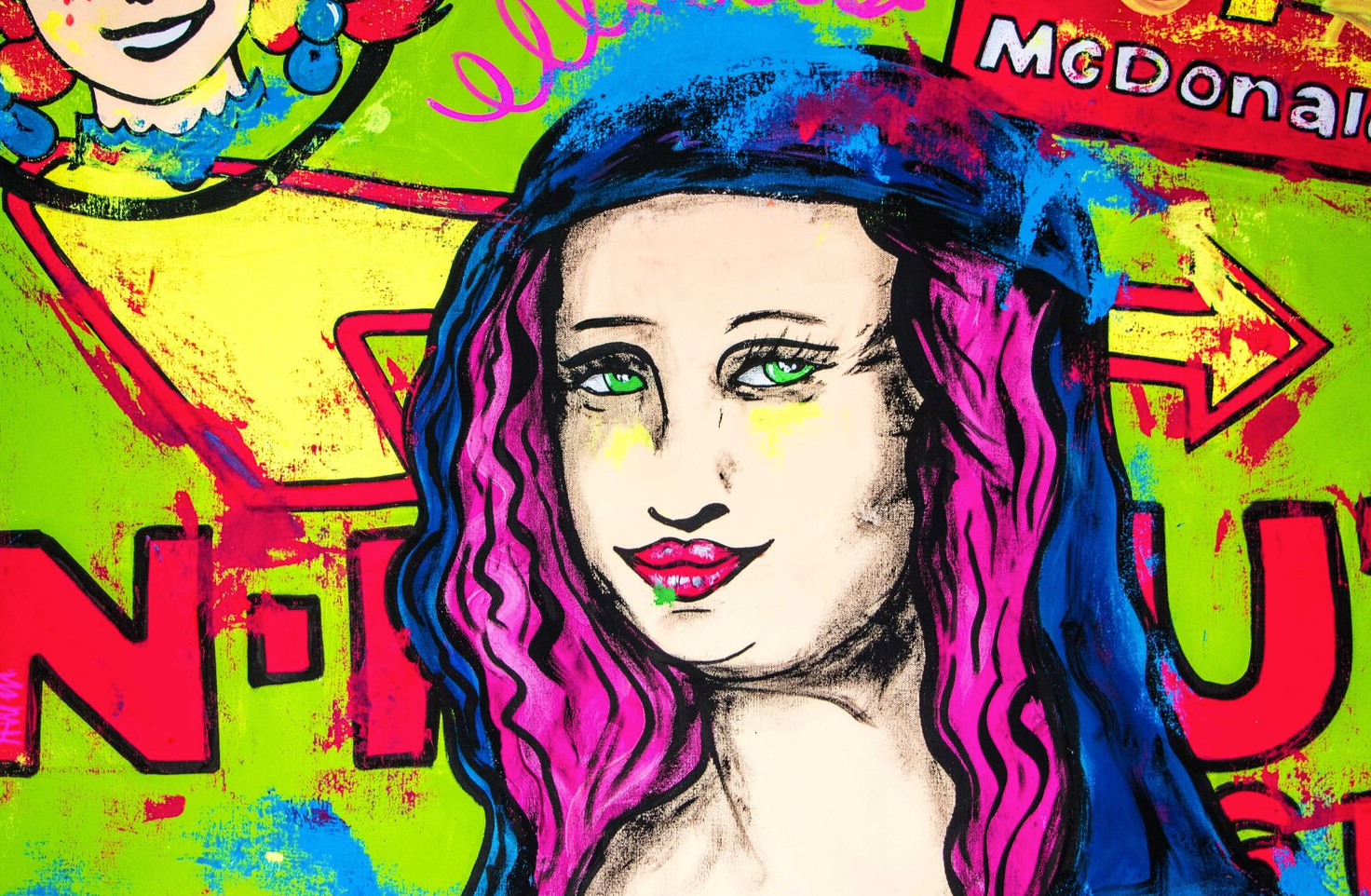 Mona Lisa love hamburgers