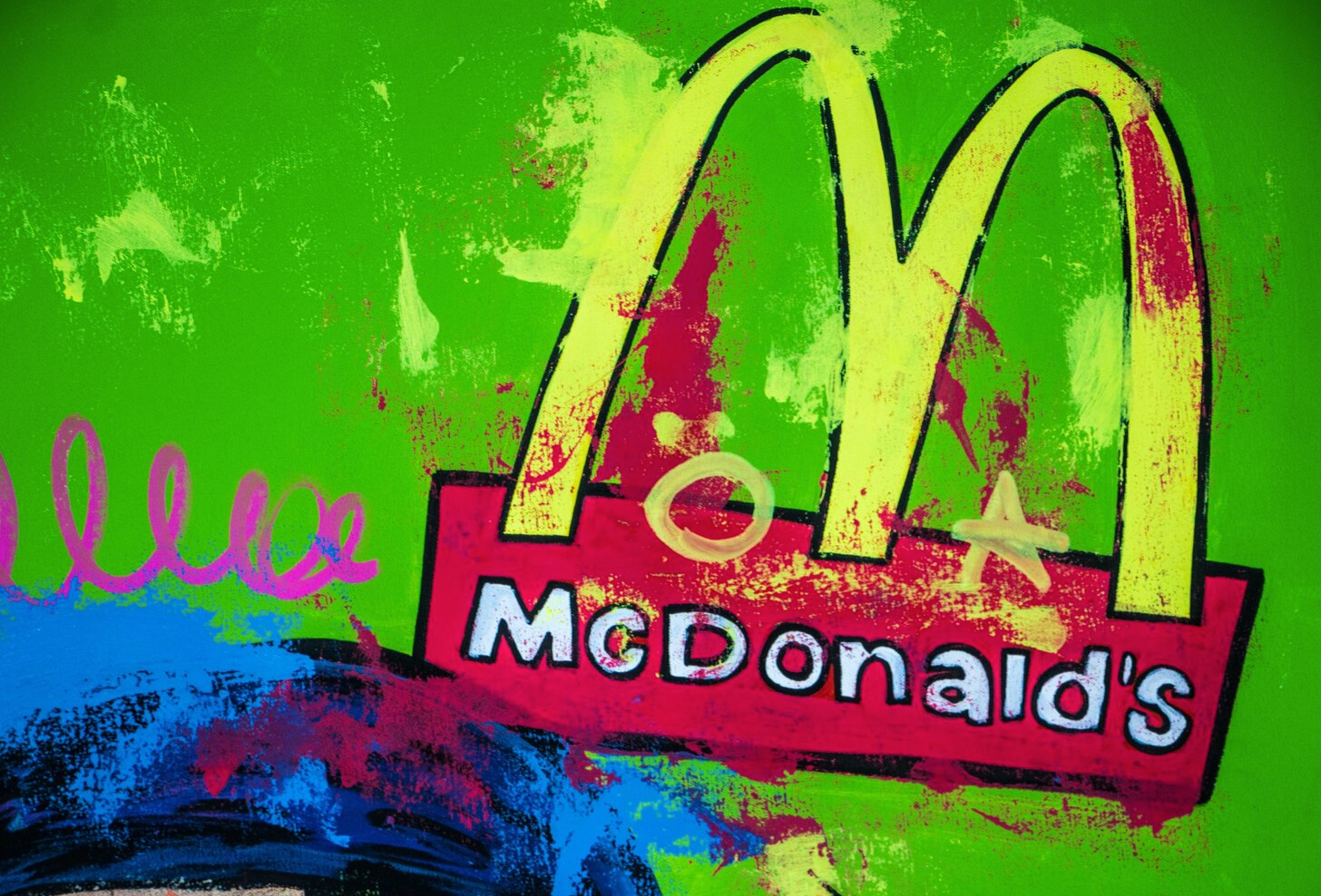 Mona Lisa love hamburgers