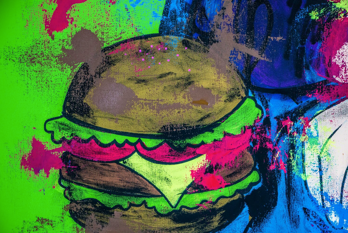 Mona Lisa love hamburgers