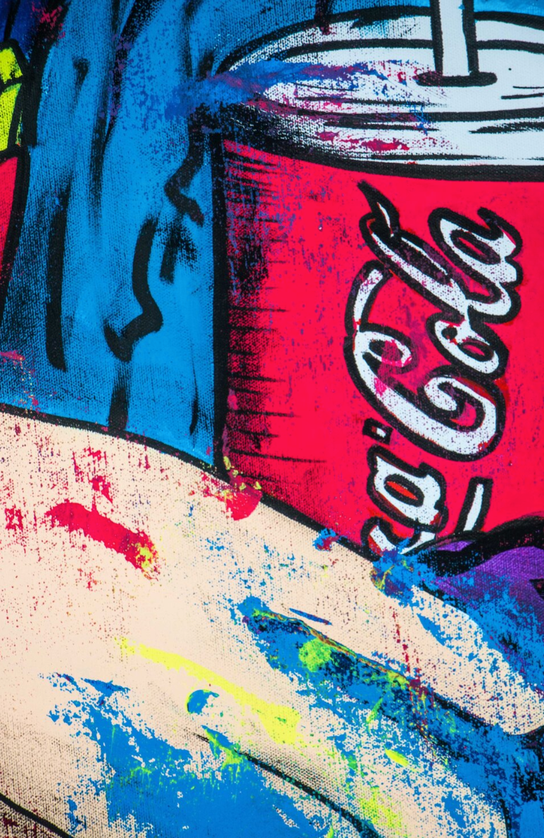 Mona Lisa love hamburgers