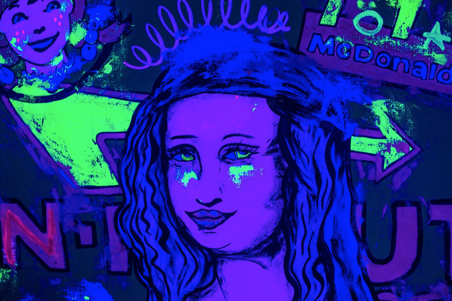 Mona Lisa love hamburgers