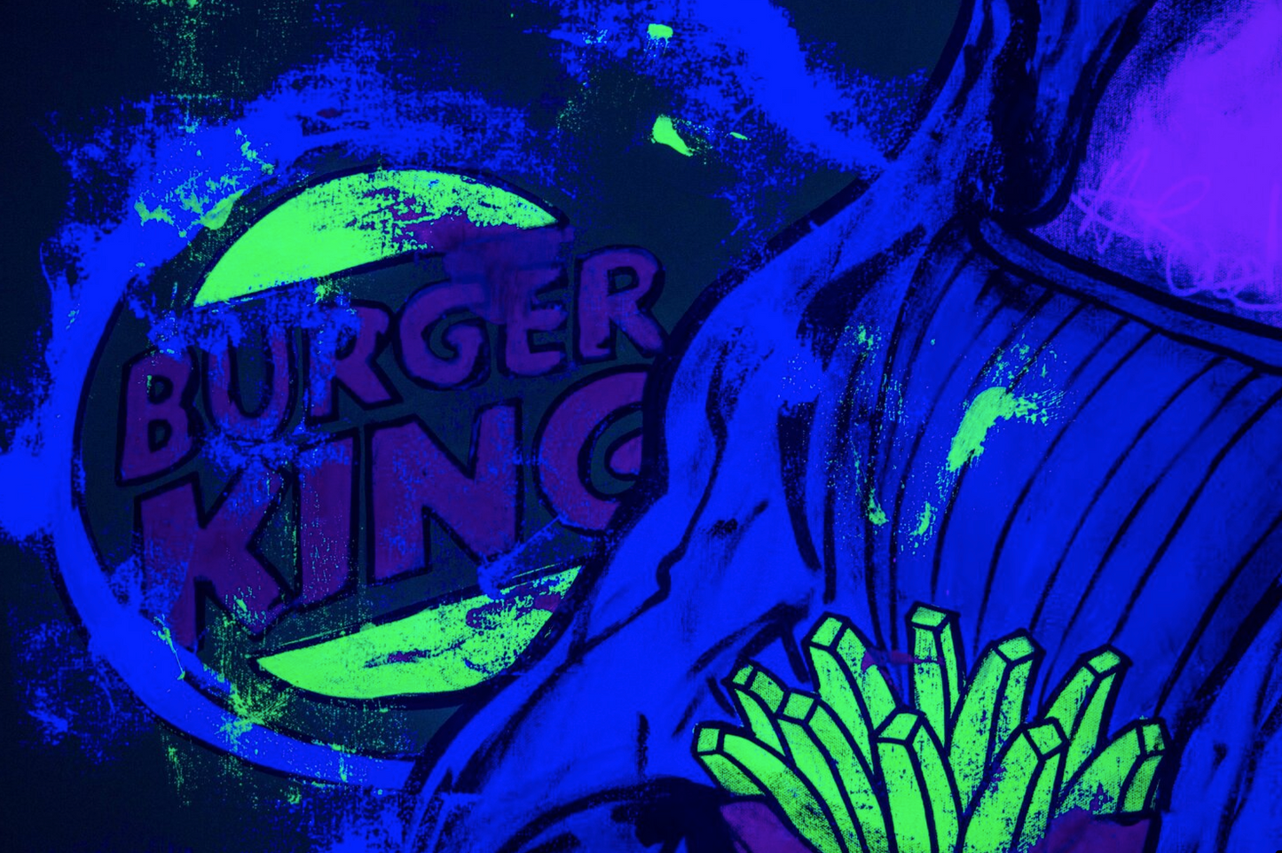 Mona Lisa love hamburgers