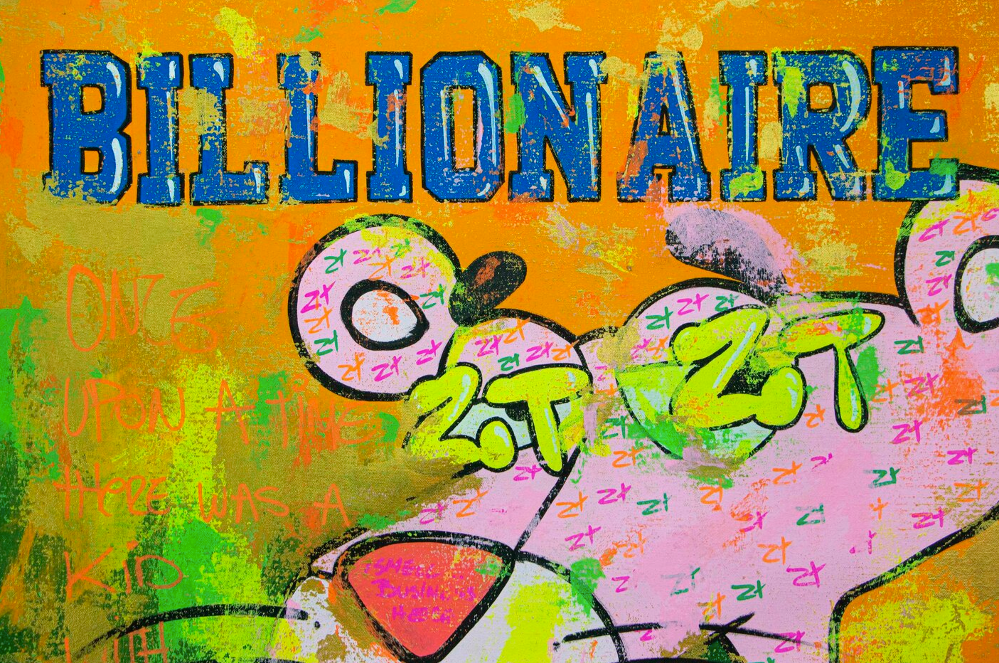 Pink Panther Billionaire pose