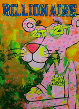 Pink Panther Billionaire pose