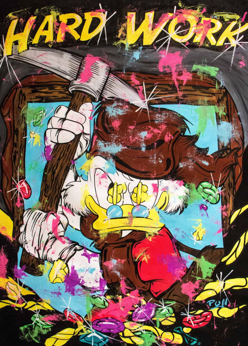 Scrooge McDuck -  Hard Work Pays off