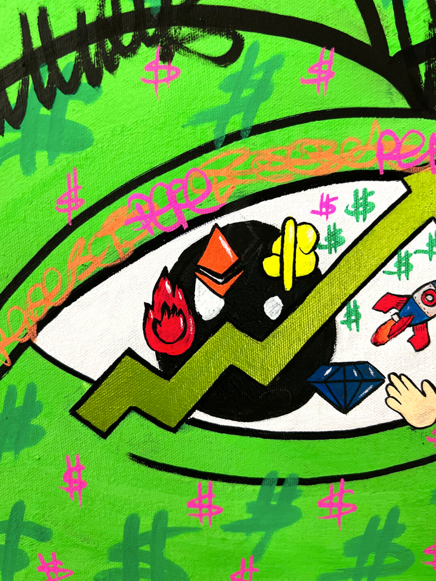 Golden Pepe Portrait N*1