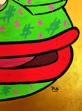 Golden Pepe Portrait N*1