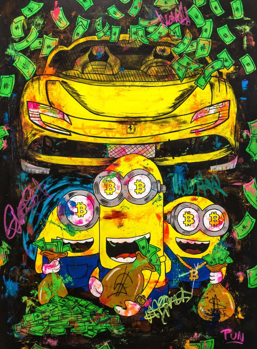 Ferrari Richard Mille Jewels Money Freedom a bitcoin millionaire