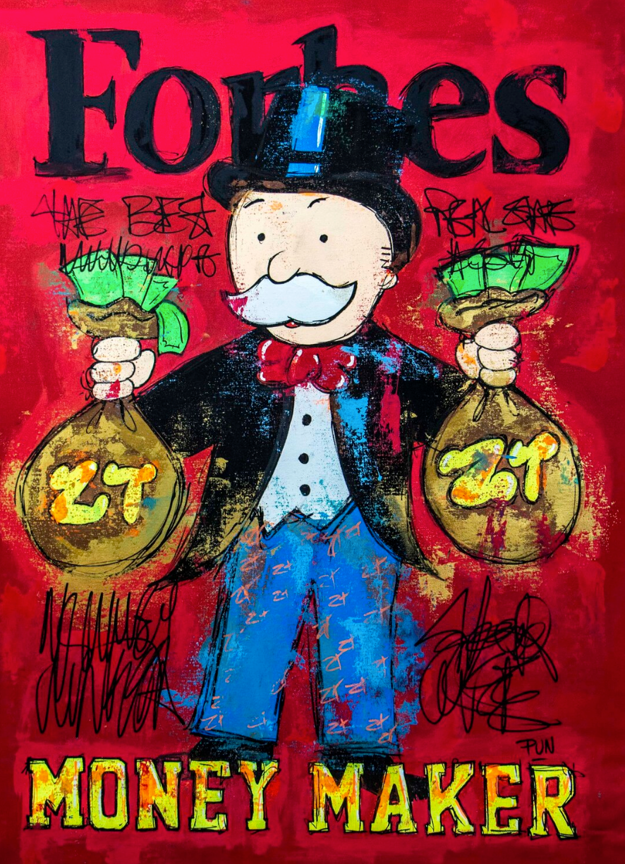 Monopoly Man Poland Zloty Money Bags