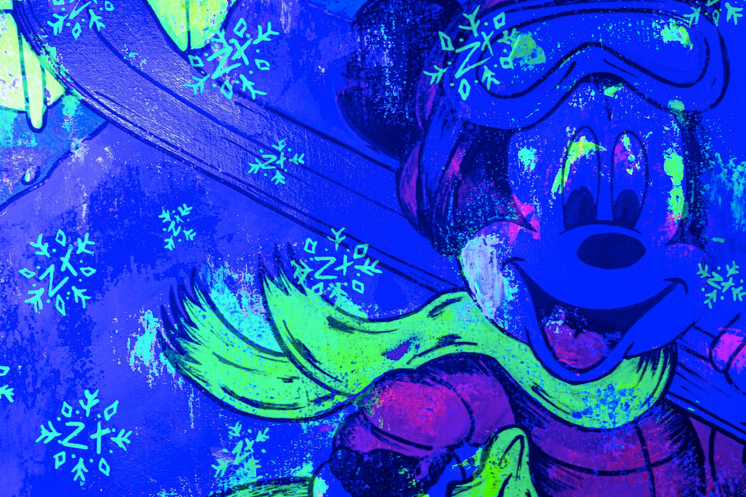 Poland Skii Winter Sports feat Mickey Mouse the Winner